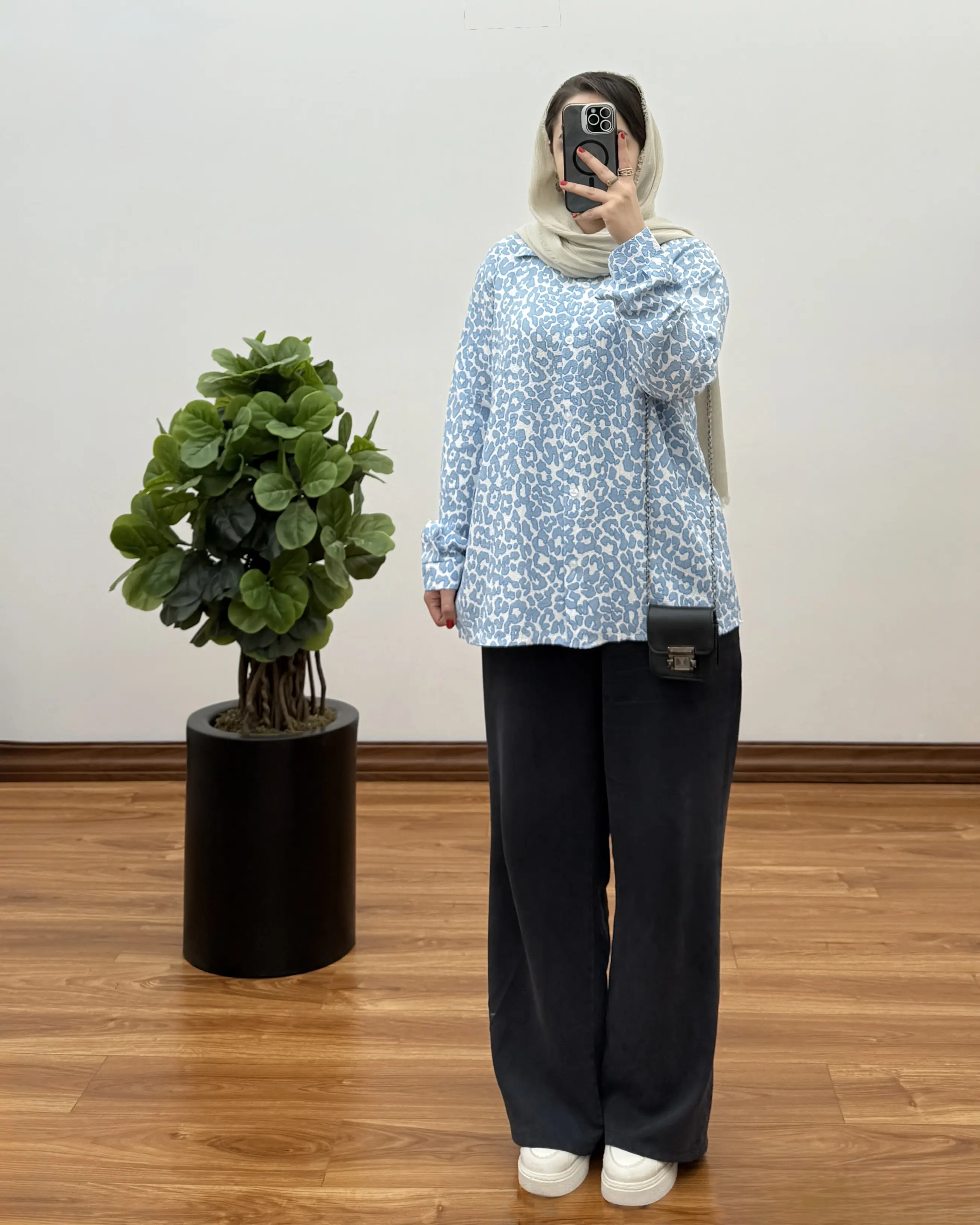 شومیز دخترانه ینزی مدل پلنگی